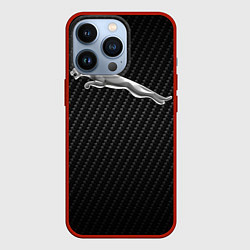 Чехол для iPhone 13 Pro Jaguar Z, цвет: 3D-красный