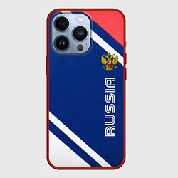 Чехол для iPhone 13 Pro RUSSIA SPORT, цвет: 3D-красный