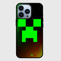 Чехол для iPhone 13 Pro MINECRAFT МАЙНКРАФТ, цвет: 3D-черный