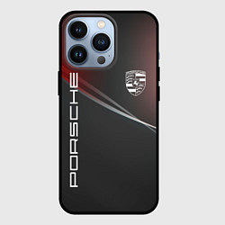 Чехол для iPhone 13 Pro PORSCHE, цвет: 3D-черный