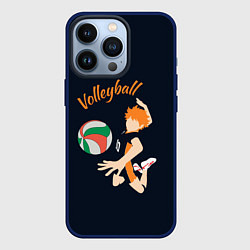 Чехол для iPhone 13 Pro Волейбол, цвет: 3D-тёмно-синий