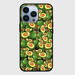 Чехол для iPhone 13 Pro Avocado, цвет: 3D-черный