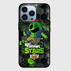 Чехол для iPhone 13 Pro Спайк brawl stars Spike, цвет: 3D-черный