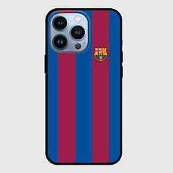 Чехол для iPhone 13 Pro FC Barcelona 2021, цвет: 3D-черный