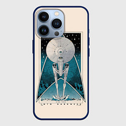 Чехол для iPhone 13 Pro Star Trek, цвет: 3D-тёмно-синий