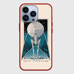 Чехол для iPhone 13 Pro Star Trek, цвет: 3D-красный
