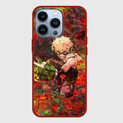 Чехол для iPhone 13 Pro Бакуго Кацуки, цвет: 3D-красный