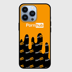 Чехол для iPhone 13 Pro Porn Hub, цвет: 3D-черный