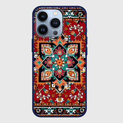 Чехол для iPhone 13 Pro Классический ковер, цвет: 3D-тёмно-синий