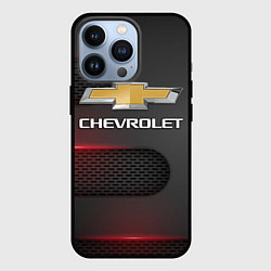 Чехол для iPhone 13 Pro CHEVROLET, цвет: 3D-черный