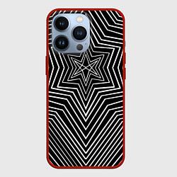 Чехол для iPhone 13 Pro BRING ME THE HORIZON DARK, цвет: 3D-красный