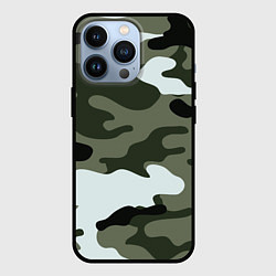 Чехол для iPhone 13 Pro Camouflage 2, цвет: 3D-черный