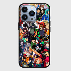 Чехол для iPhone 13 Pro Аниме персонажи, цвет: 3D-черный