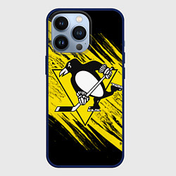 Чехол для iPhone 13 Pro Pittsburgh Penguins Sport, цвет: 3D-тёмно-синий