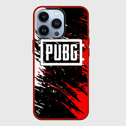 Чехол для iPhone 13 Pro PUBG, цвет: 3D-красный