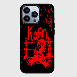 Чехол для iPhone 13 Pro Korn, цвет: 3D-черный