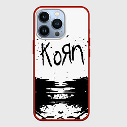 Чехол для iPhone 13 Pro Korn, цвет: 3D-красный