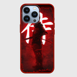Чехол для iPhone 13 Pro NEON SAMURAI, цвет: 3D-красный