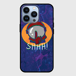 Чехол для iPhone 13 Pro Among us shhhhh, цвет: 3D-черный