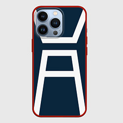 Чехол для iPhone 13 Pro Моя геройская академия, цвет: 3D-красный