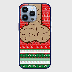 Чехол для iPhone 13 Pro НОВЫЙ ГОД LITTLE BIG, цвет: 3D-тёмно-синий