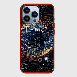 Чехол для iPhone 13 Pro Формула Вселенной, цвет: 3D-красный