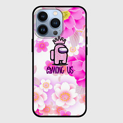 Чехол для iPhone 13 Pro Among Us, цвет: 3D-черный