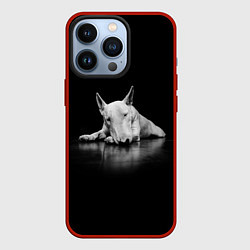 Чехол для iPhone 13 Pro Puppy, цвет: 3D-красный