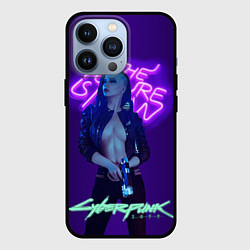 Чехол для iPhone 13 Pro Cyberpunk 2077 V, цвет: 3D-черный