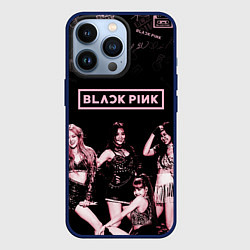 Чехол для iPhone 13 Pro BLACKPINK, цвет: 3D-тёмно-синий