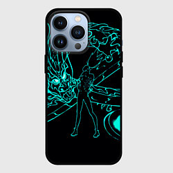 Чехол для iPhone 13 Pro Neon Dragon, цвет: 3D-черный