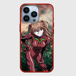 Чехол для iPhone 13 Pro Аска Евангелион, цвет: 3D-красный