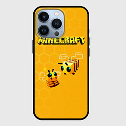 Чехол для iPhone 13 Pro Minecraft, цвет: 3D-черный