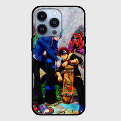 Чехол для iPhone 13 Pro На скейте в бесконечность, цвет: 3D-черный