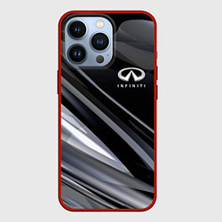 Чехол для iPhone 13 Pro Infiniti, цвет: 3D-красный