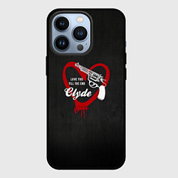 Чехол для iPhone 13 Pro Clyde, цвет: 3D-черный