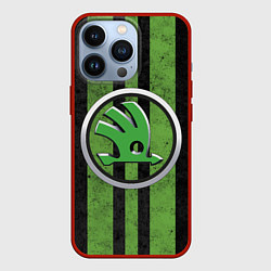 Чехол iPhone 13 Pro Skoda Green Logo Z