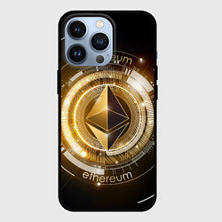 Чехол для iPhone 13 Pro ETHEREUM ЭФИРИУМ, цвет: 3D-черный