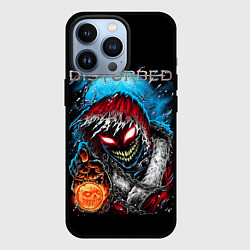 Чехол для iPhone 13 Pro Disturbed, цвет: 3D-черный