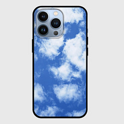 Чехол для iPhone 13 Pro ОБЛАКА, цвет: 3D-черный