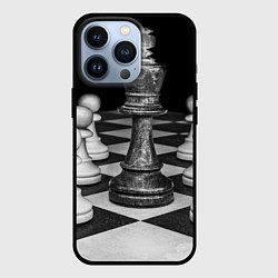 Чехол для iPhone 13 Pro Шахматы, цвет: 3D-черный
