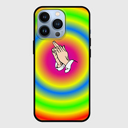 Чехол для iPhone 13 Pro Bright print, цвет: 3D-черный