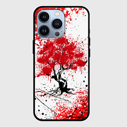 Чехол для iPhone 13 Pro САКУРА SAKURA ВИШНЯ, цвет: 3D-черный