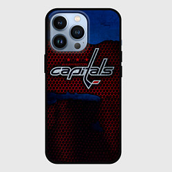 Чехол для iPhone 13 Pro WASHINGTON CAPITALS, цвет: 3D-черный