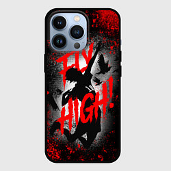 Чехол для iPhone 13 Pro FLY HIGH ВОЛЕЙБОЛ!!, цвет: 3D-черный