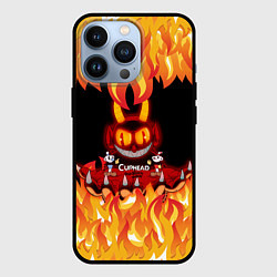 Чехол для iPhone 13 Pro CUPHEAD DEVIL, цвет: 3D-черный