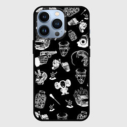 Чехол для iPhone 13 Pro КРОВОСТОК ТАТУИРОВКИ, цвет: 3D-черный