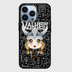 Чехол для iPhone 13 Pro Valheim Girl, цвет: 3D-черный