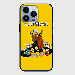 Чехол для iPhone 13 Pro Cuphead x DMC, цвет: 3D-тёмно-синий