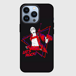 Чехол для iPhone 13 Pro Lets Rock DMC, цвет: 3D-черный